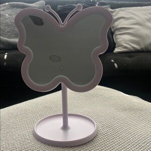 Butterfly Shaped Mirror with Stand